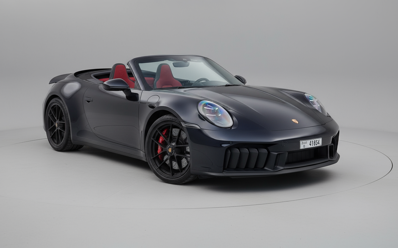 Rent Porsche GTS 911 Convertible 2025 Black 41854G or similar