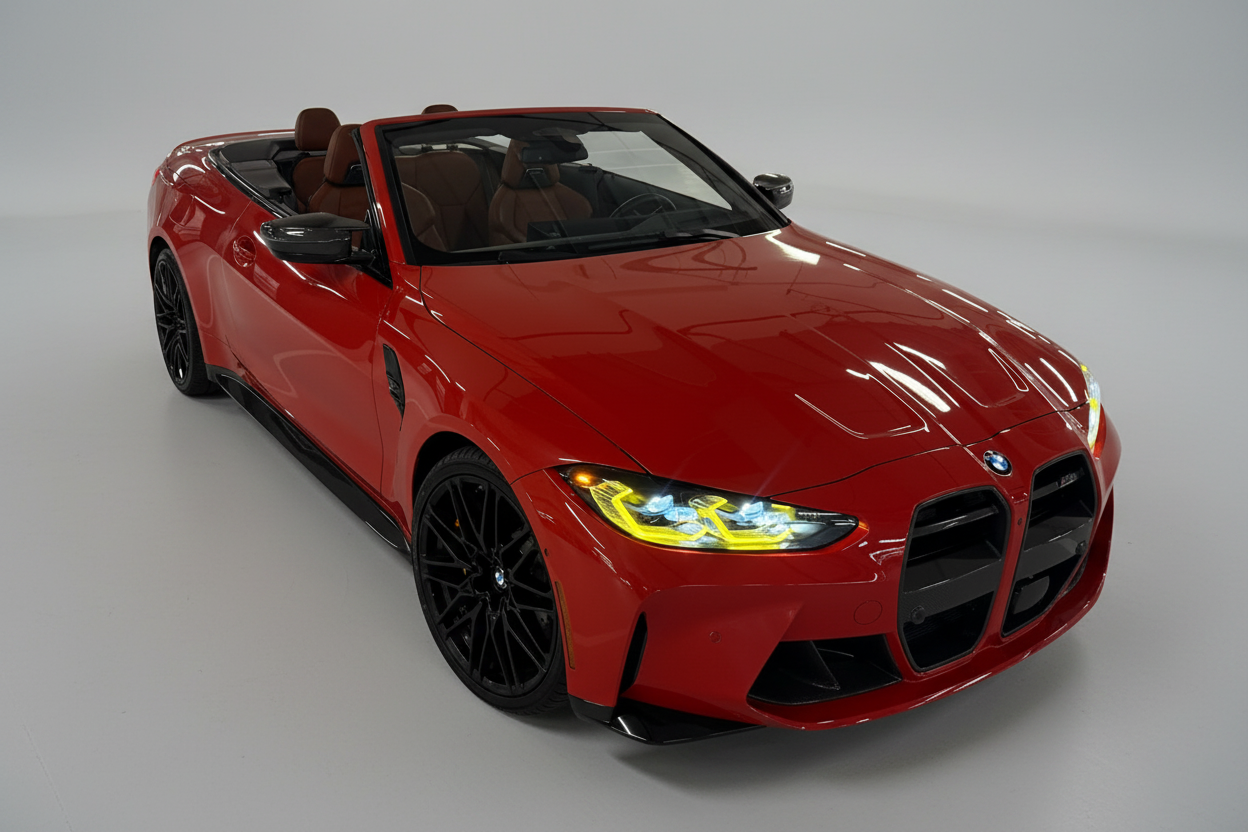 Rent BMW M4 Competition Convertible 2024 Red 17705 G or similar