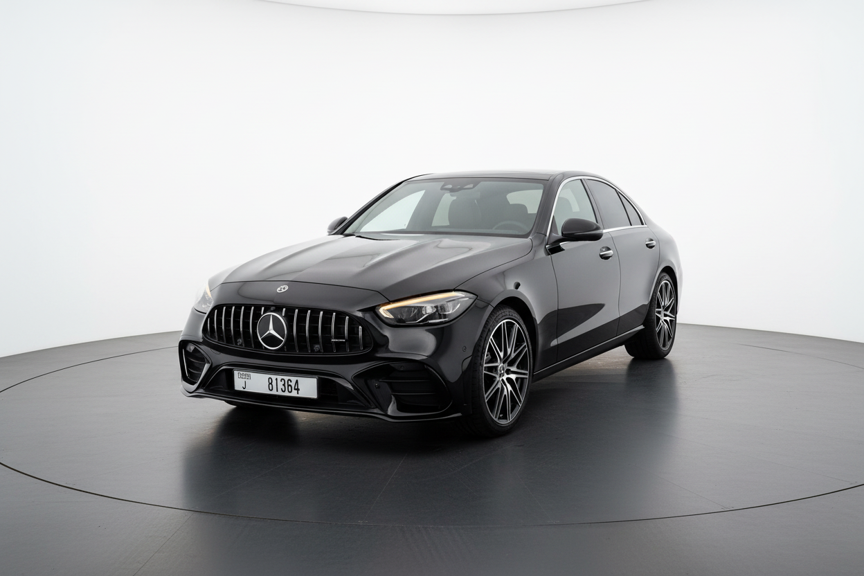 Rent Mercedes-Benz C 300 AMG Plus 2024 Black 81364 J or similar