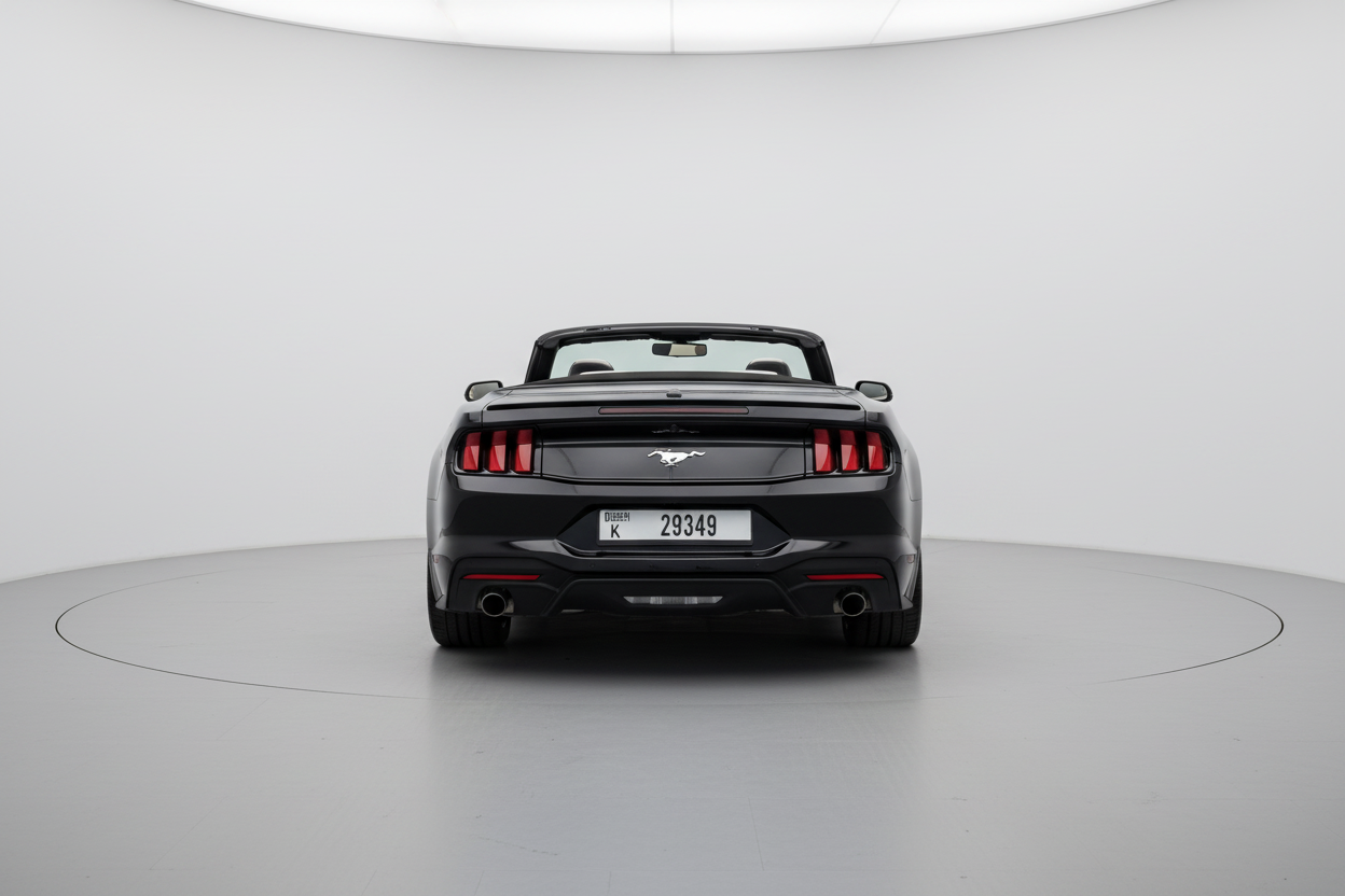 Rent Mustang Convertible 2024 Black 29349 K or similar
