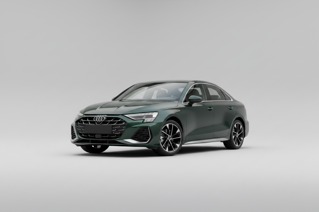 Rent Audi A3 L S-Line 2025 Green 22430 U - LUX VIP CAR RENTAL LLC