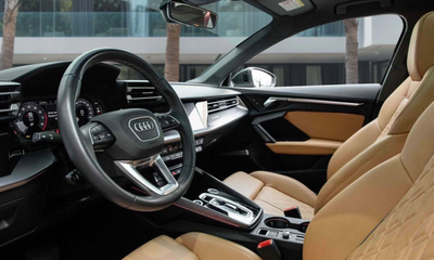 Rent Audi A3 L S-Line 2025 Green 22430 U - LUX VIP CAR RENTAL LLC