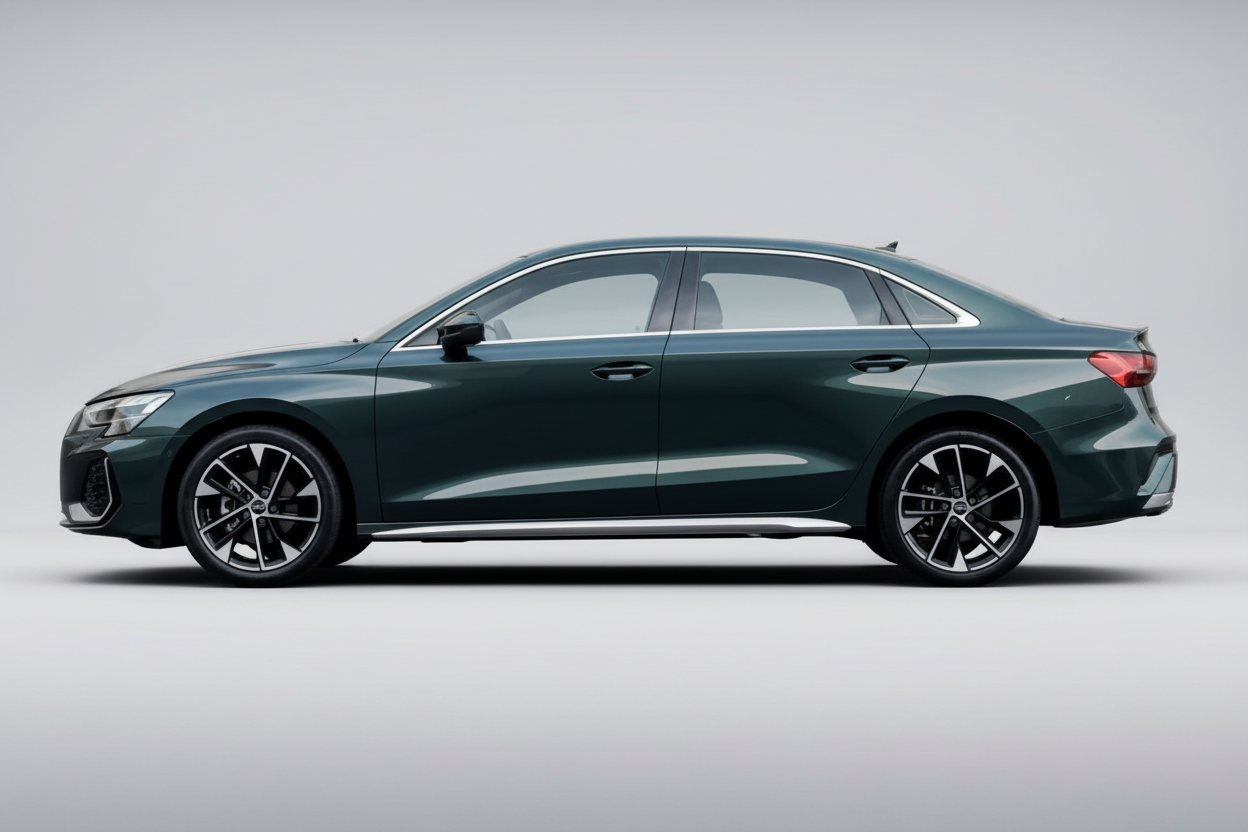 Rent Audi A3 L S-Line 2025 Green 22430 U - LUX VIP CAR RENTAL LLC