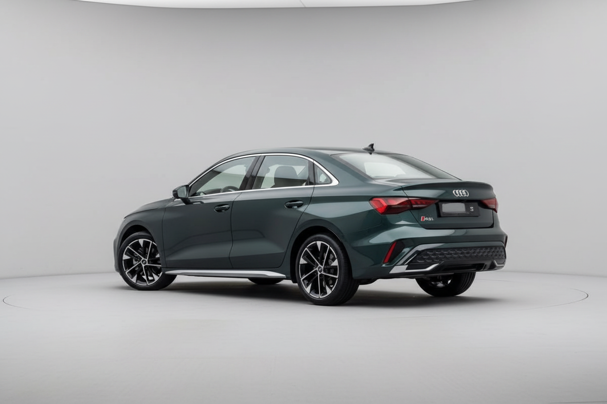 Rent Audi A3 L S-Line 2025 Green 22430 U - LUX VIP CAR RENTAL LLC