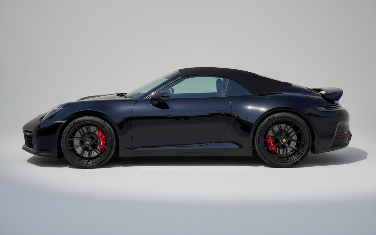 Rent Porsche GTS 911 Convertible 2025 Black 41854G or similar