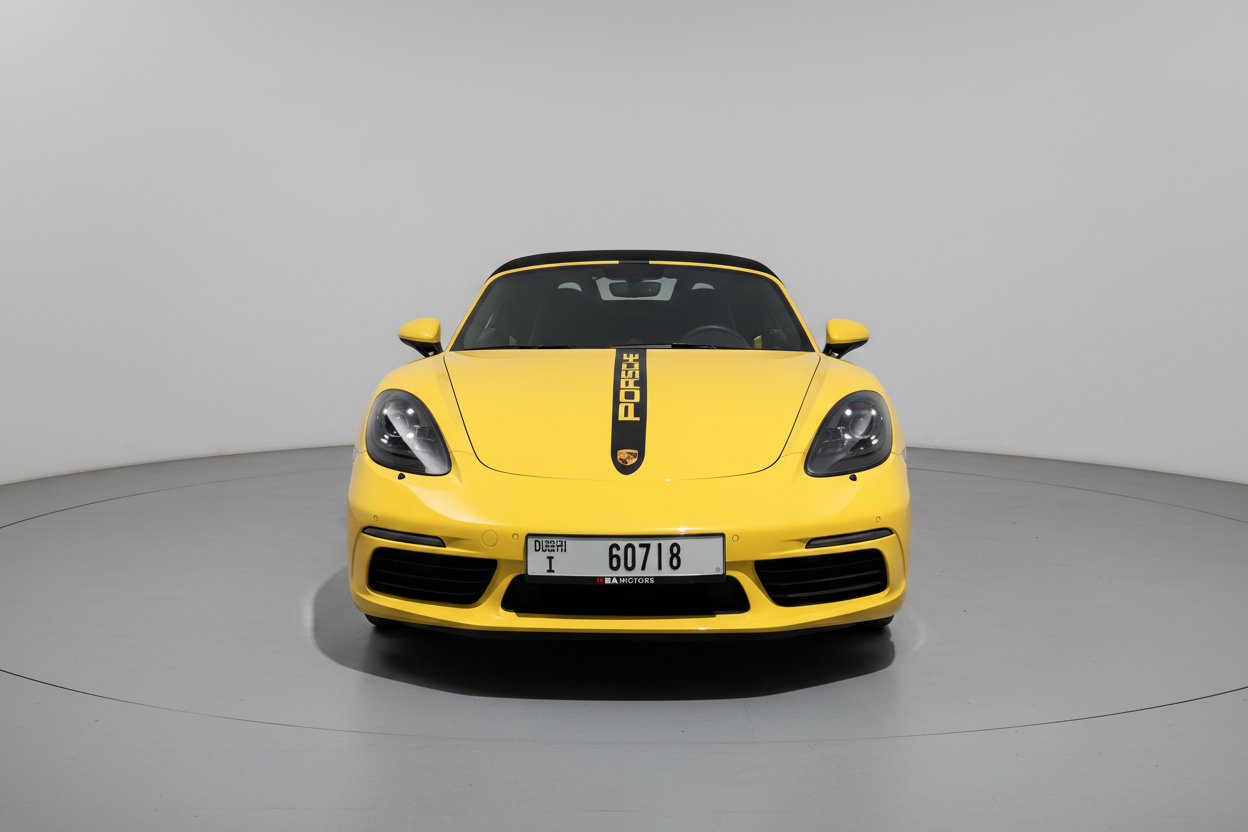 Rent Porsche 718 Boxter GTS Convertible 2024 Yellow 60718 I or similar