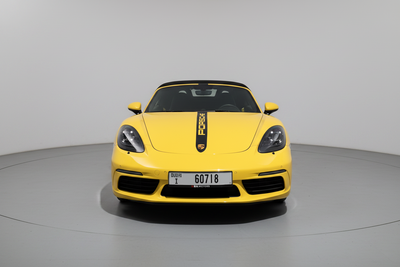 Rent Porsche 718 Boxter GTS Convertible 2024 Yellow 60718 I or similar