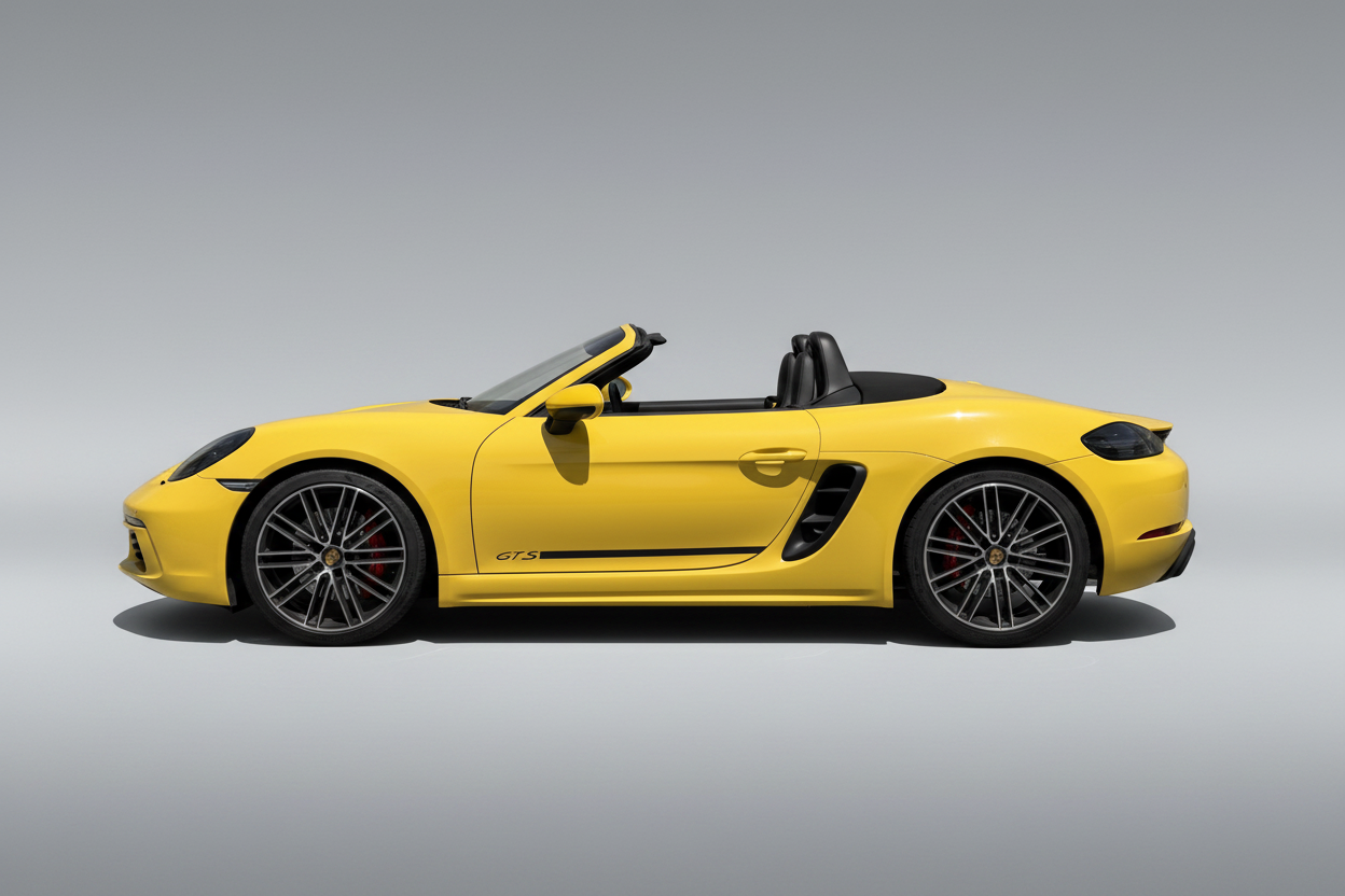 Rent Porsche 718 Boxter GTS Convertible 2024 Yellow 60718 I or similar