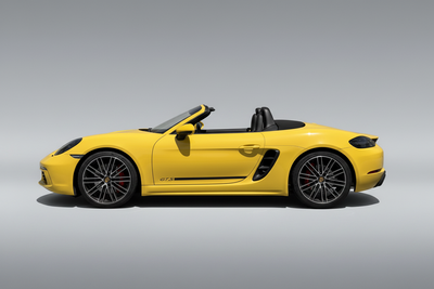 Rent Porsche 718 Boxter GTS Convertible 2024 Yellow 60718 I or similar