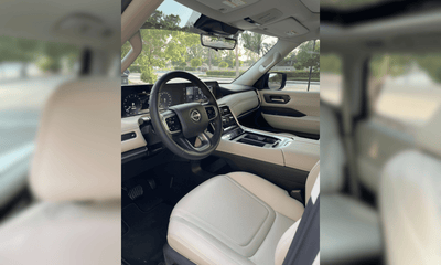 Rent Nissan Patrol Platinum 2026 White 35849 DD or similar