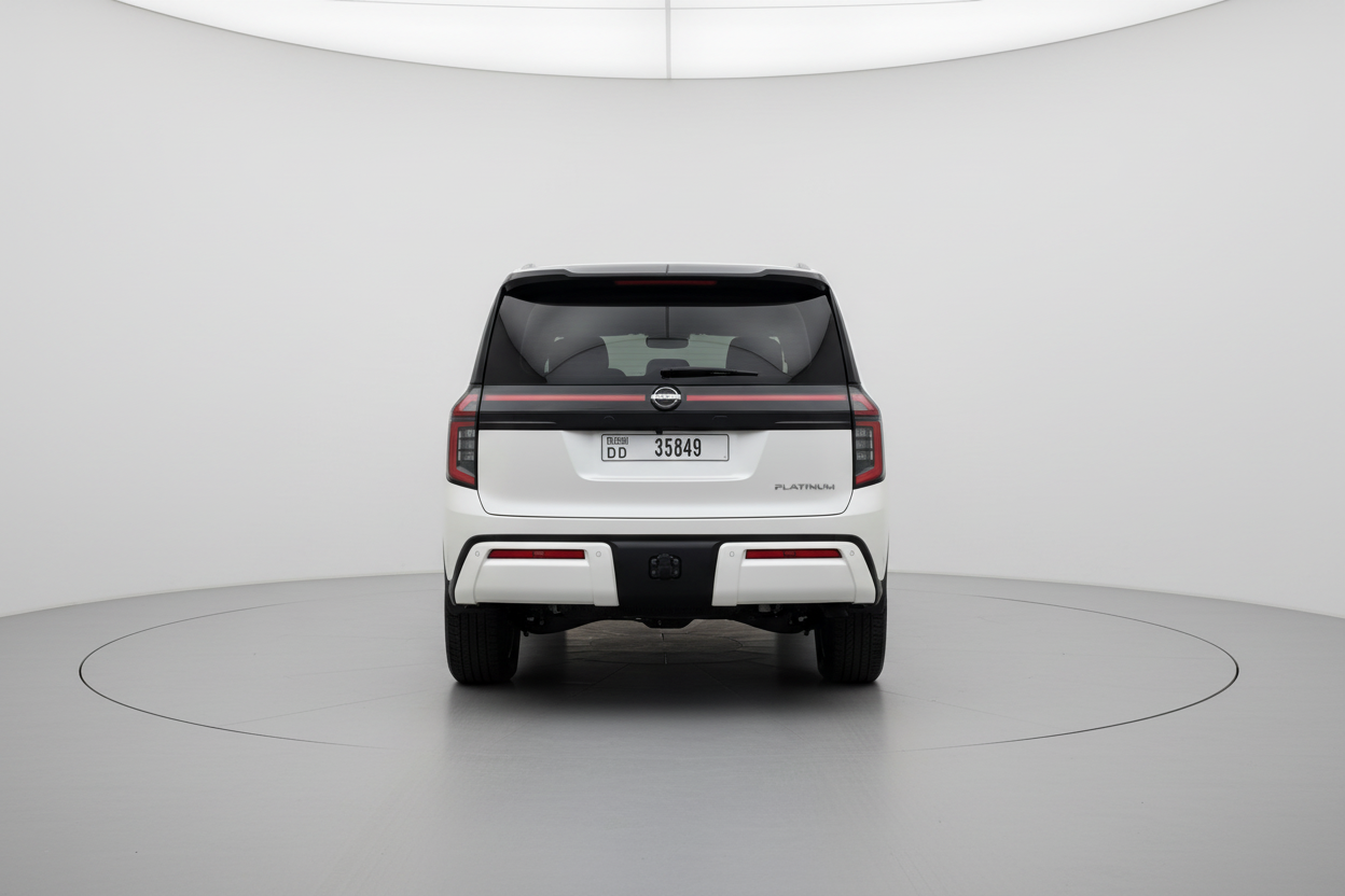 Rent Nissan Patrol Platinum 2026 White 35849 DD or similar