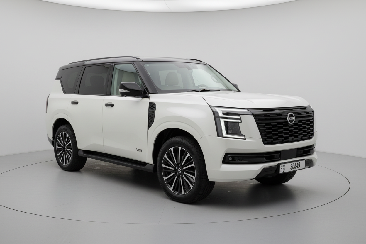 Rent Nissan Patrol Platinum 2026 White 35849 DD or similar