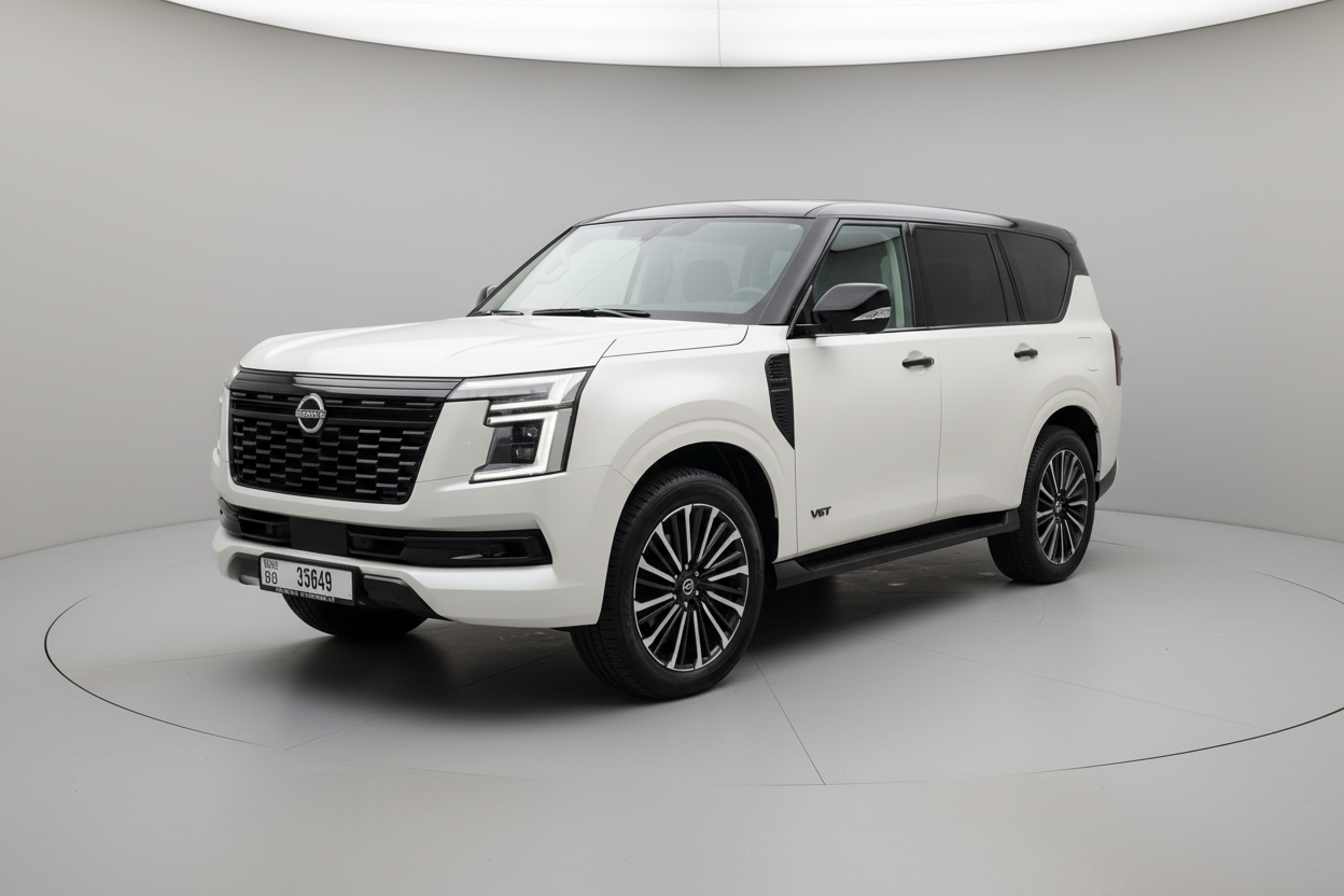 Rent Nissan Patrol Platinum 2026 White 35849 DD or similar
