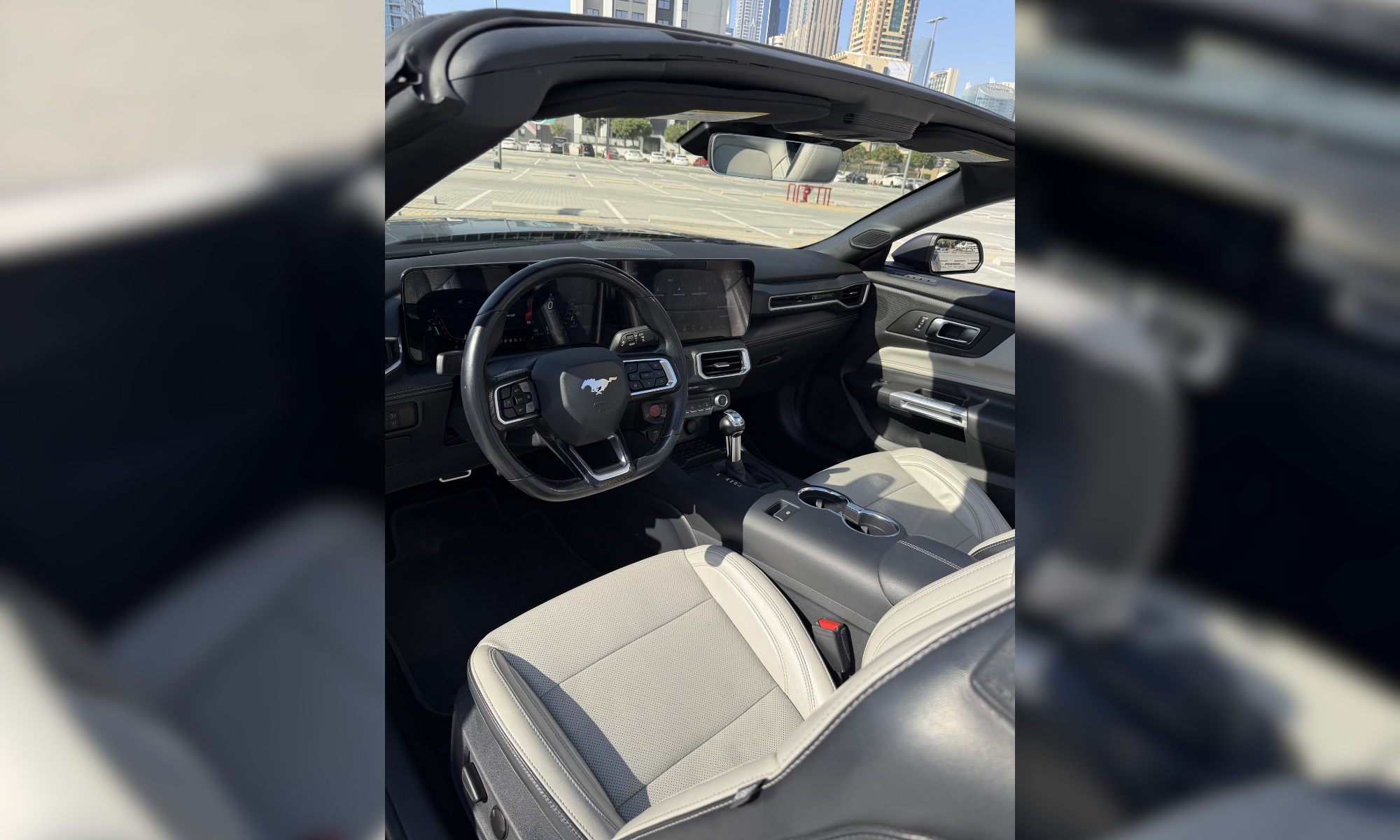 Rent Mustang Convertible 2024 Black 29349 K or similar