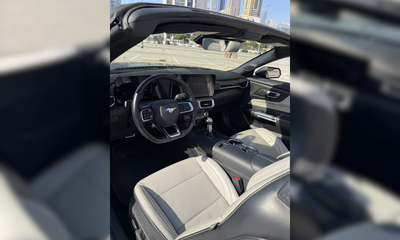 Rent Mustang Convertible 2024 Black 29349 K or similar