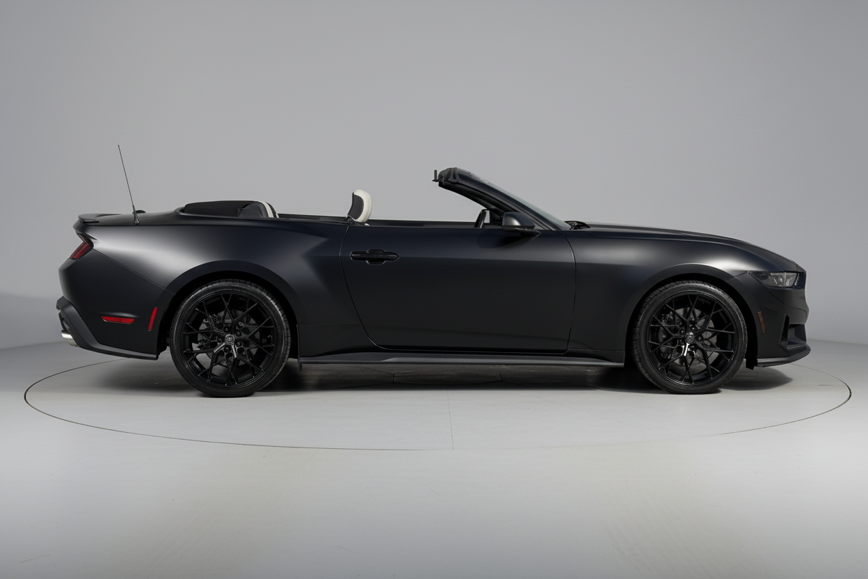 Rent Mustang Convertible 2024 Black 29349 K or similar