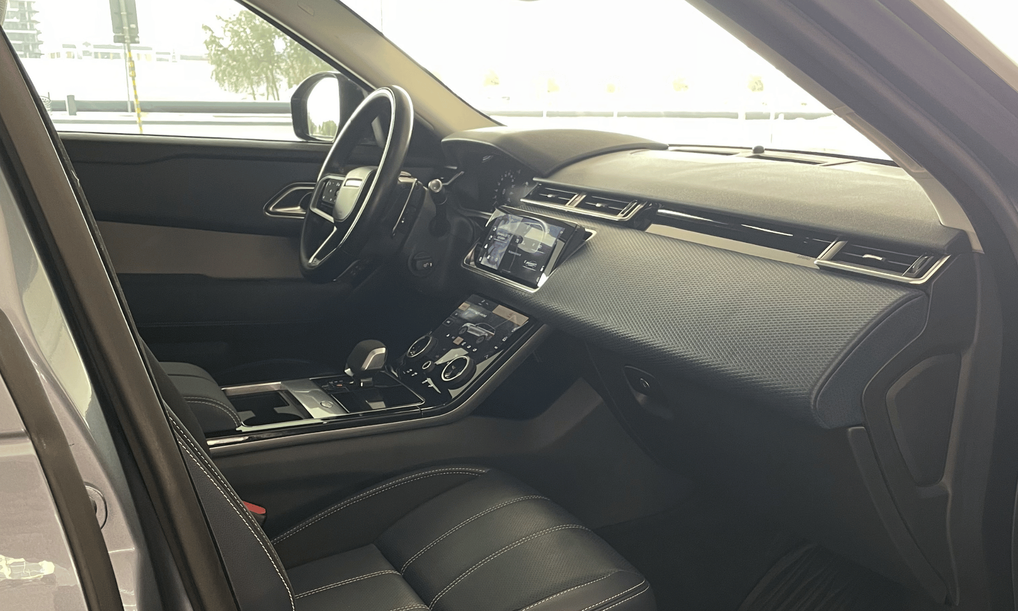 Rent Range Rover Velar 2025 Light Blue 82321 T or similar