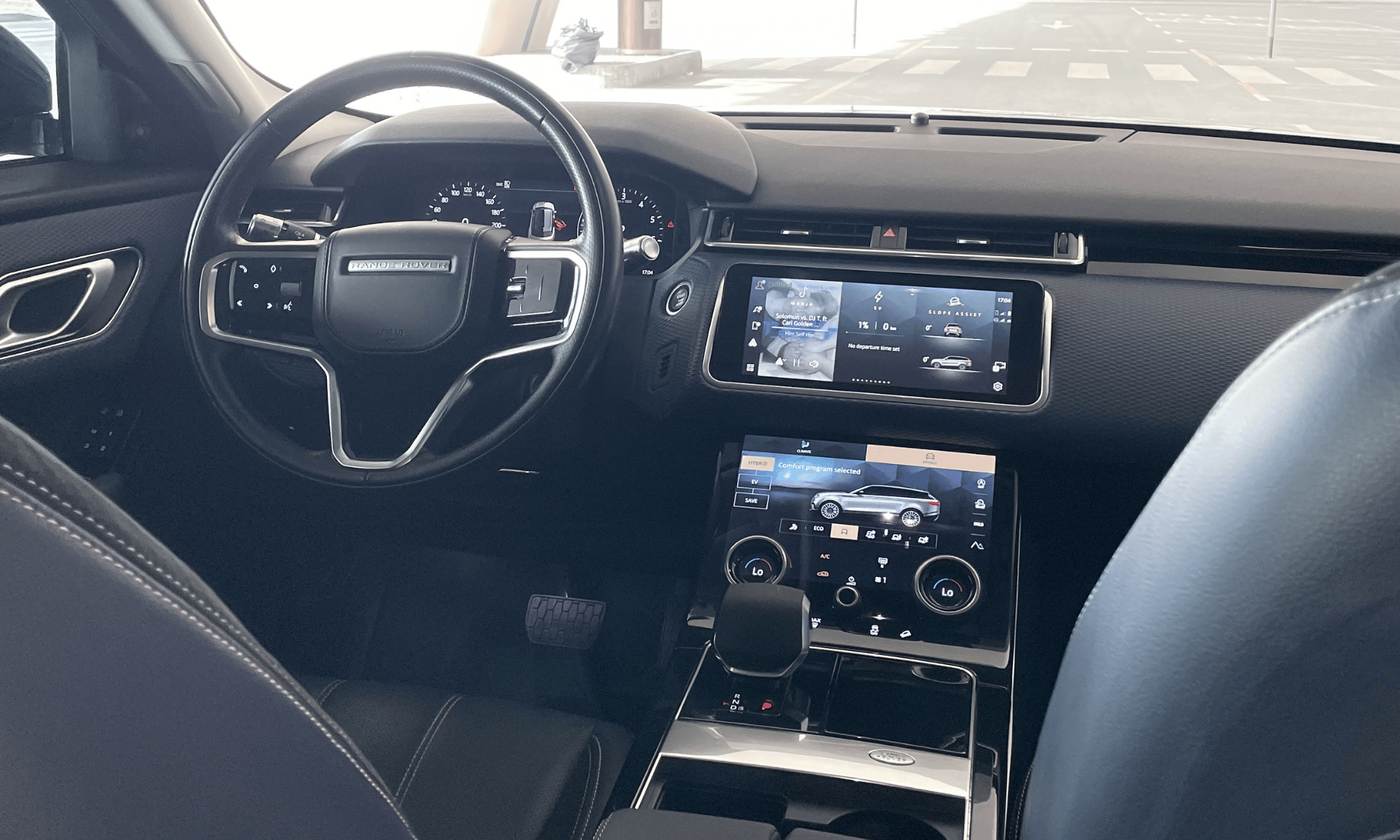 Rent Range Rover Velar 2025 Light Blue 82321 T or similar