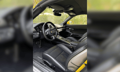 Rent Porsche 718 Boxter GTS Convertible 2024 Yellow 60718 I or similar
